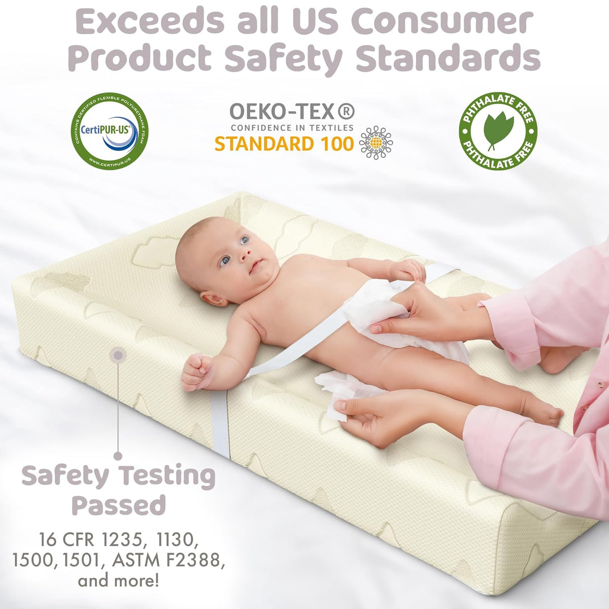 Organic baby sale changing mat